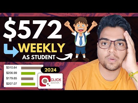 Weekly! $500 Using Affiliate Marketing As Student Or Employee | ClickBank | Make Money Online 2024