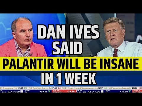 Palantir Will Be Insane In 1 Week Said By Dan Ives | PLTR Stock Latest News