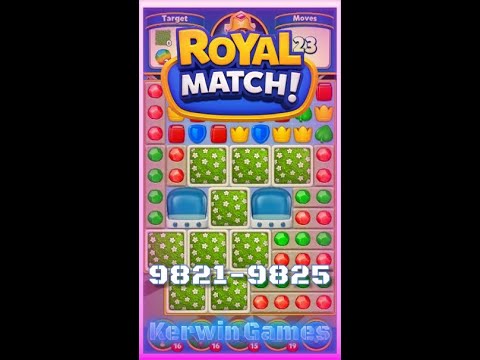 Royal Match Level 9821 9822 9823 9824 9825 - No Boosters Gameplay