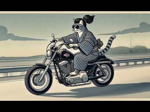 Shamisen 三味線【The Cat's Leisurely Ride】Background Music for Studying or Work