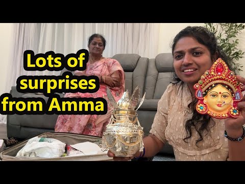 புது வீட்டுக்கு🏡Amma கொண்டுவந்த 100kgLuggage from India to America ~Unboxing Parcel~ Family Traveler