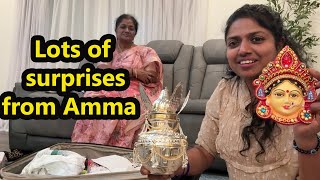 புது வீட்டுக்கு🏡Amma கொண்டுவந்த 100kgLuggage from India to America ~Unboxing Parcel~ Family Traveler