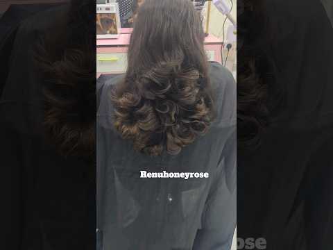 Layer cutting &settings /#renuhoneyrose #shortvideo #haircut