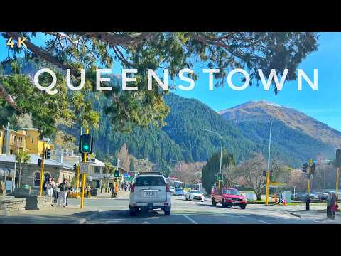 Queenstown Spring | Town Centre - Wilson Bay - Twelve Mile Delta | New Zealand Driving Tour 2024 4K