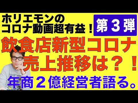 飲食店新型コロナショックの現状報告！【ホリエモン動画反映】