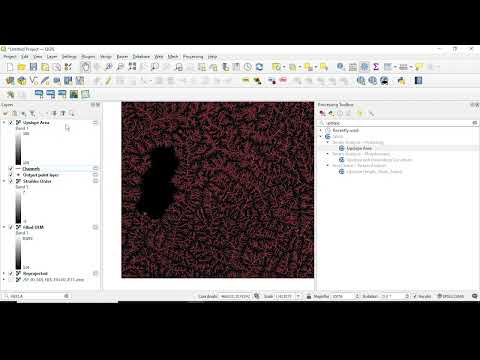 Catchment Area in layers using QGIS | Catchment Area in different areas | Layerwise Catchment Areaa