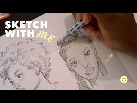 ☆ ☕️ SKETCHBOOK SESSION | sketch portraits with me :3