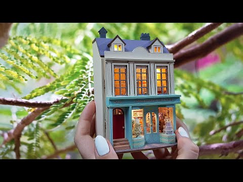 DIY miniature dollhouse kit "Special gift shop" small house series