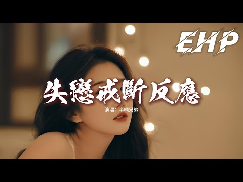 半噸兄弟 - 失戀戒斷反應『如果不刪除你 放任內耗會吞沒我，如果刪除你 思念會將我折磨，曾經兩個無話不說的人 真心愛過如今字斟句酌。』【動態歌詞MV】