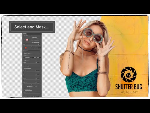 Photoshop Select and Mask-Precise Selections in 1 Location