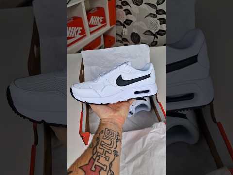 Nike Air Max SC White/White/Black Shoes #HolidaysWithYouTube #holydayswithyoutube #nikeairmaxsc