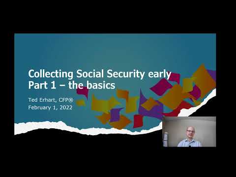 Drawing Social Security before full retirement age - PART 1: The basics