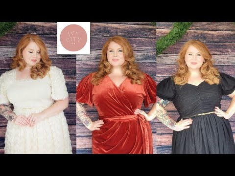 Ivy City Co. Plus Size Holiday Dress Haul | November 2022