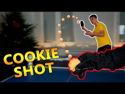 Christmas Ping Pong Trick Shots