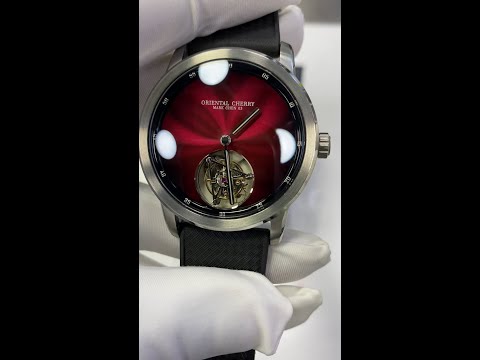 Oriental Cherry Tourbillon Watch. Mark Chen 03. Ref. MC-03  极辰樱花陀飞轮