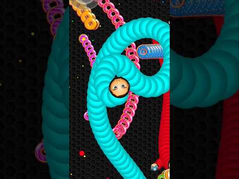 Worms zone io !! Cacing besar superhero Oikoyo || slither snake