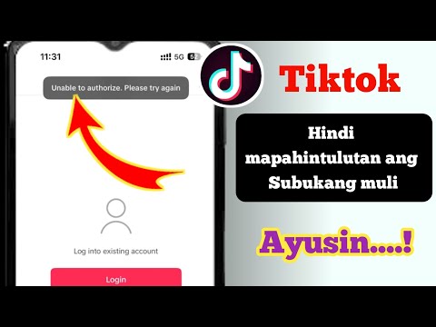 Paano Ayusin ang Tik Tok na Hindi Mapapahintulot Pakisubukang Muli Problema...