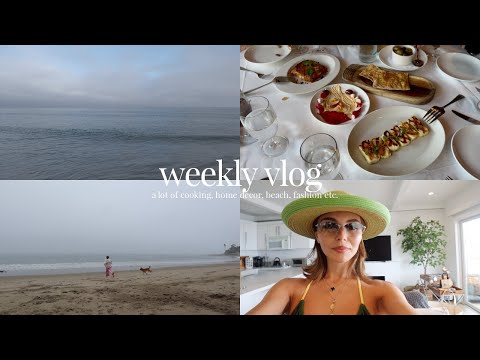 a week in my life l redesigning my office, baking, beach house, etc.