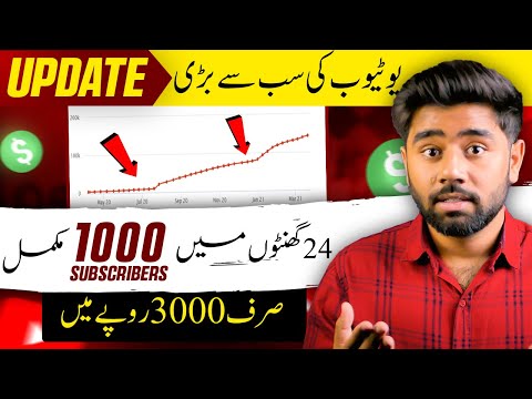 YouTube New Update 😍 | Invest Rs. 3000 in YouTube Promotion Beta & Get 1000 Subscribers