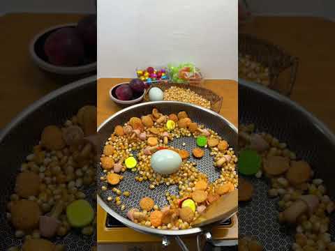 Asian street food 爆米花