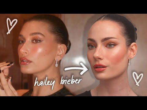 HAILEY BIEBER MAKEUP TUTORIAL: How To Get Natural, Bronzed, Glowy Skin ✨