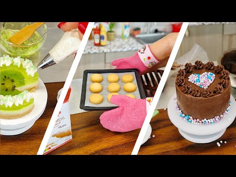 REAL mini cooking 1 hour! Real mini baking / ASMR