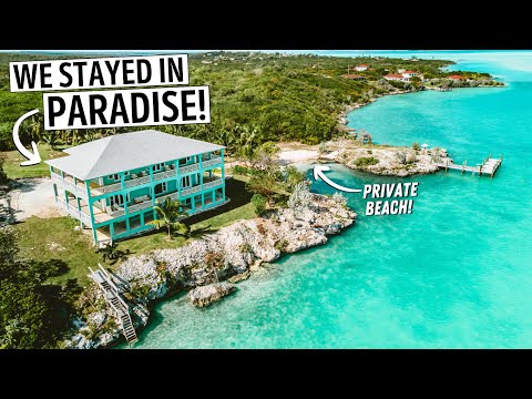 We Stayed in a LUXURY MANOR HOUSE in Exuma, Bahamas! FULL TOUR + Exploring Great Exuma