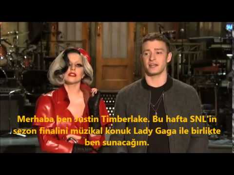 Justin Timberlake & Lady Gaga 2011 SNL Sezon Finali Tanıtımı