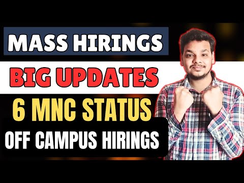 Mass Hirings Update | Accenture , Target , Wipro , Marsh , Amazon | OFF Campus Updates