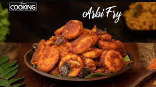 Crispy Arbi Fry in Under 30 Minutes! | Taro Root Fry | A Must-Try Side Dish for Rice and Curd Rice