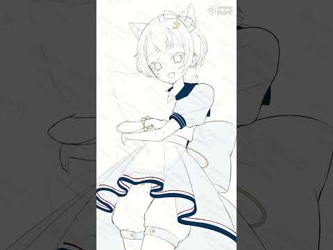 【イラストメイキング】雨井ルカ様【Speed Painting】 #illustration #shorts