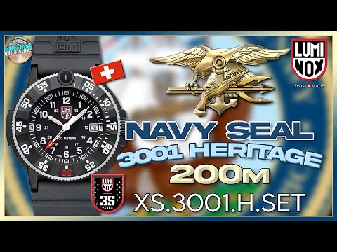 Luminox's 35th Anniversay + Giveaways! | Luminox Navy Seal 3001 Heritage 200m Diver XS.3001.H.SET