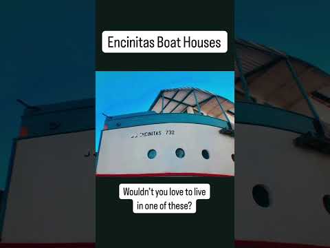 Encinitas Boat Houses! Would you live in one of these? #encinitas #boathouse #boathouse