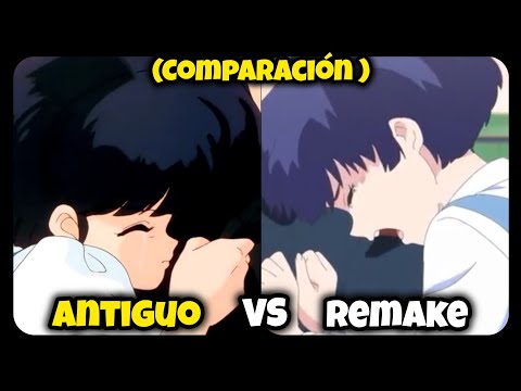 Akane LLORA por su cabello!! | Versión Antigua VS Remake (Comparación)