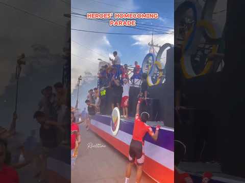 Heroes' Homecoming Parade - Olympians | #paris2024 #parisolympics2024 #carlosyulo #highlights