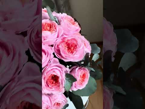 🌼Букет из стабилизированных пионовидных роз 🌼 #rose