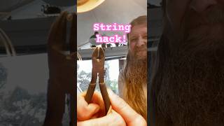 Loops & Balls #notaluthier #tipsandtricks #tips #guitar #strings #hacks #antique #guitarrepair