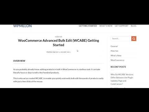 WooCommerce Advanced Bulk Edit By georgeiron