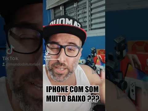 seu iPhone está com som baixo? se liga na dica #tecnologia #dicas #iphone