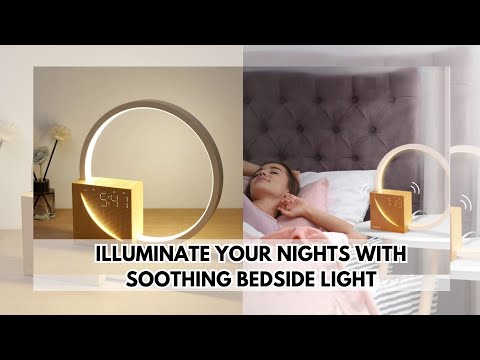 Bedside Touch Night Light With Alarm