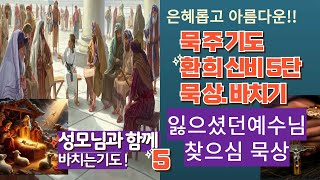 묵주기도 환희의 신비 5단, 잃어버리셨던 예수님을 찾으심을 묵상합니다.  환희의 신비5단 묵상과 바치기~~성모님과 함께~~