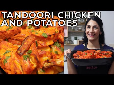 DELICIOUS Tandoori Roast Chicken And Potatoes In One Easy Tray Bake