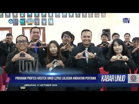 Program Profesi Arsitek Unud Lepas Lulusan Angkatan Pertama