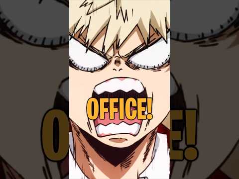 NEW U.A. CLASS PRESIDENT!💀 | My Hero Academia Abridged #shorts