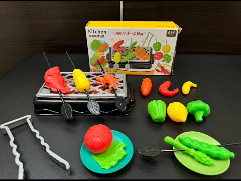 （玩玩具）children's barbecue toys, Children's BBQ, Fun BBQ, Kitchen, Mid-Autumn Festival BBQ, beigduo