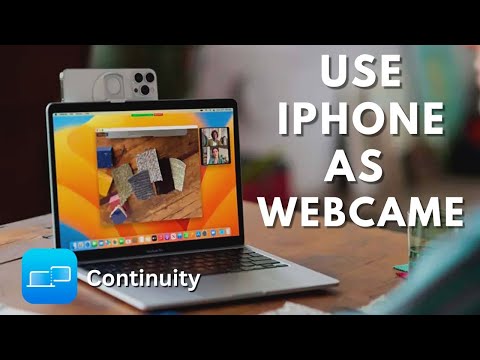 How to use your iPhone as Webcam in your Mac (Continuity Camera) #macosventura