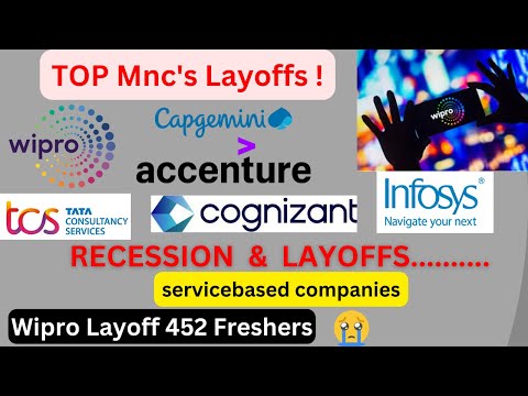 Wipro Layoff 452 Freshsers  | Recession , Layoffs start in Servicebased Company | Infosys , Tcs