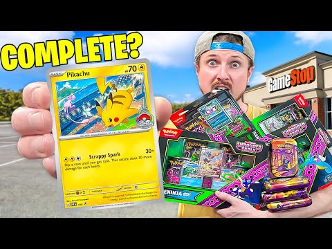 Buying EVERYTHING in a NEW Pokemon Cards Set at GAMESTOP!