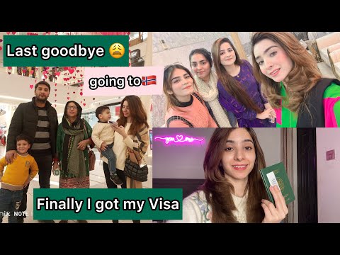 Finally I got my Visa | Last goodbye to my Friends and Family 😩🥹😢