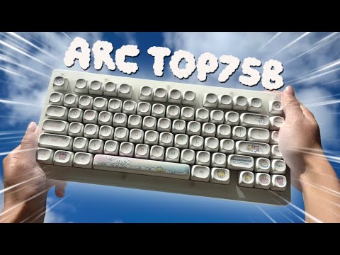 this keyboard is kind of WEIRD.||Cinnamonroll TOP75B